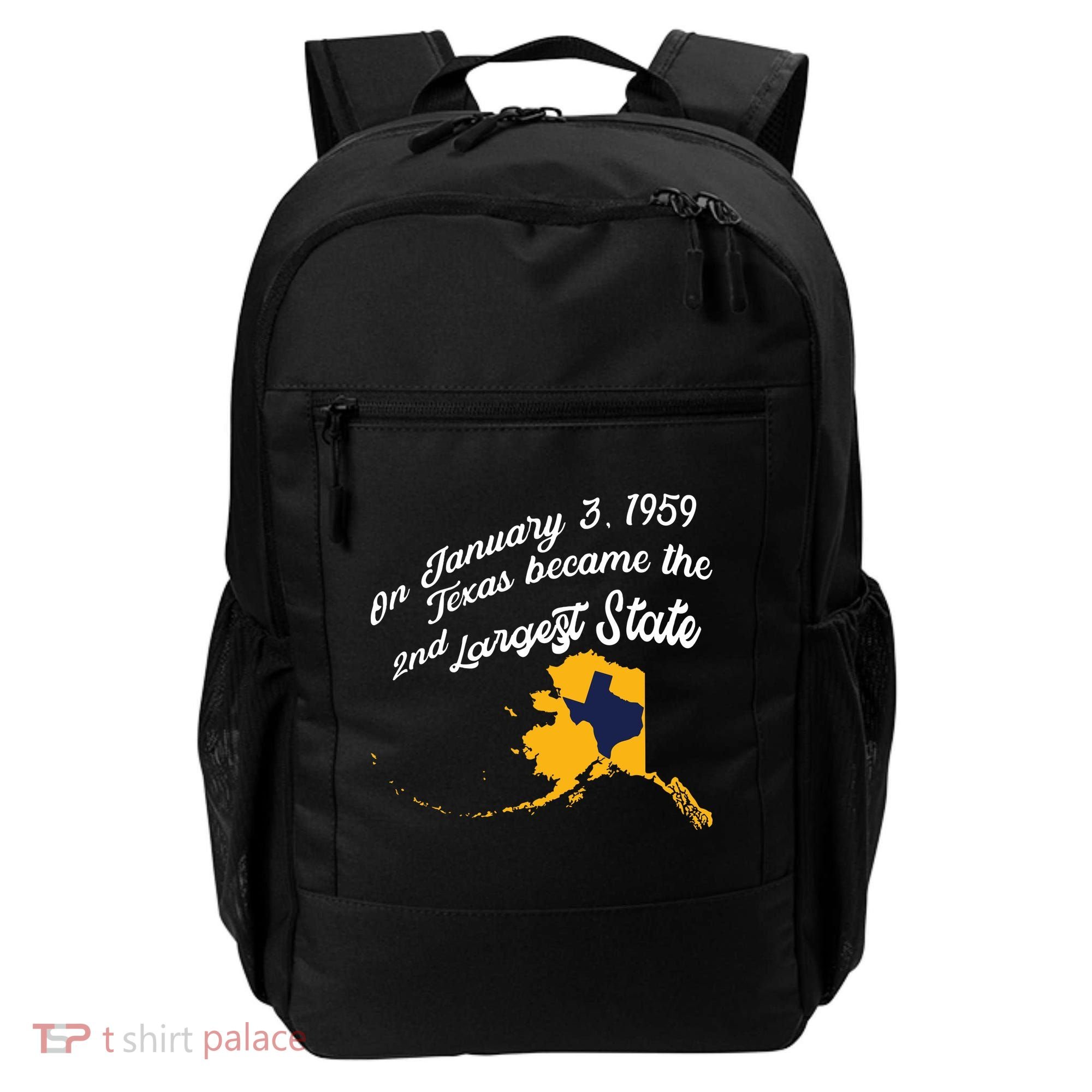 Alaska Texas Shirts Funny Alaska Vs Texas Backpack