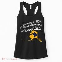 Alaska Texas Shirts Funny Alaska Vs Texas Women's Tank Top thumb 0