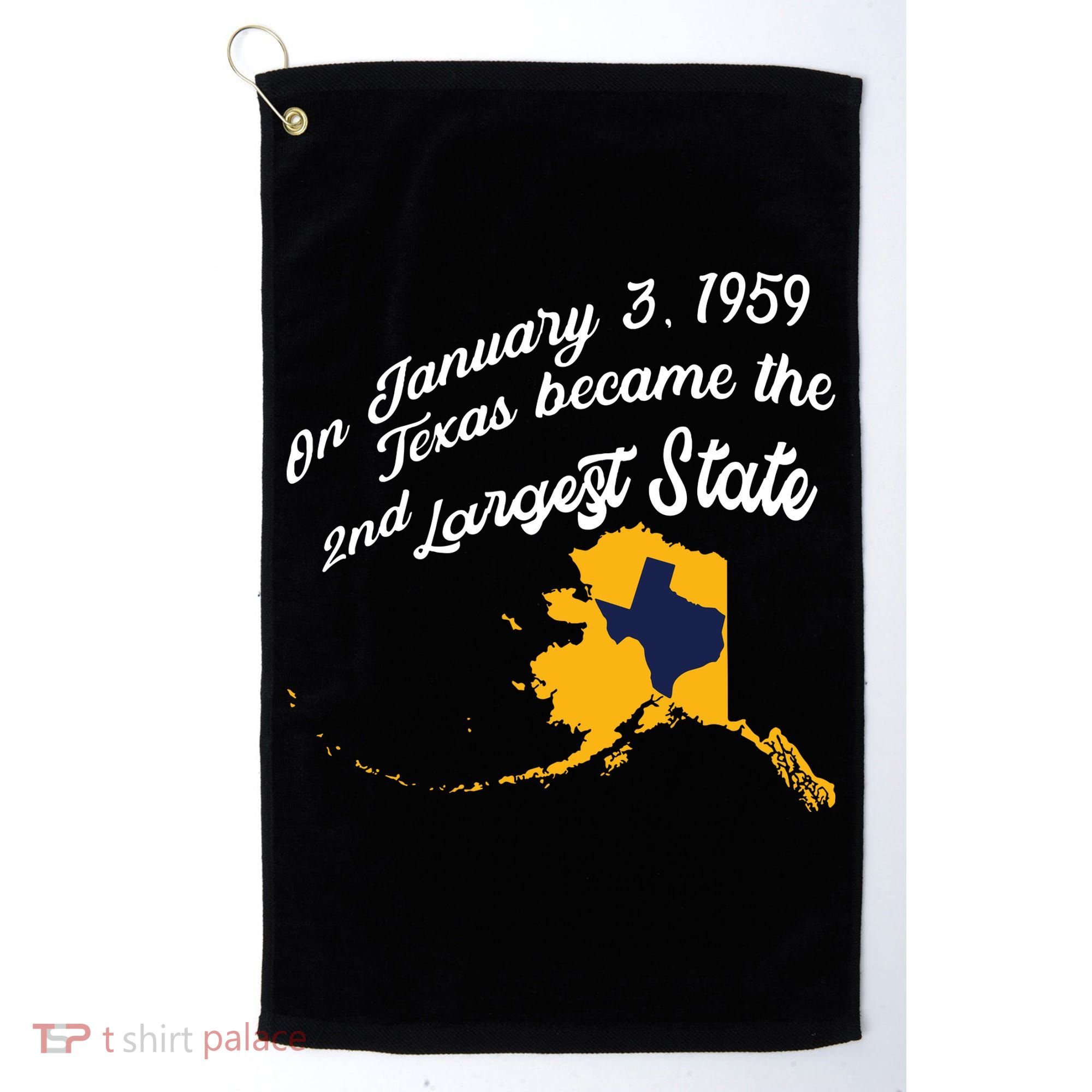 Alaska Texas Shirts Funny Alaska Vs Texas Golf Towel