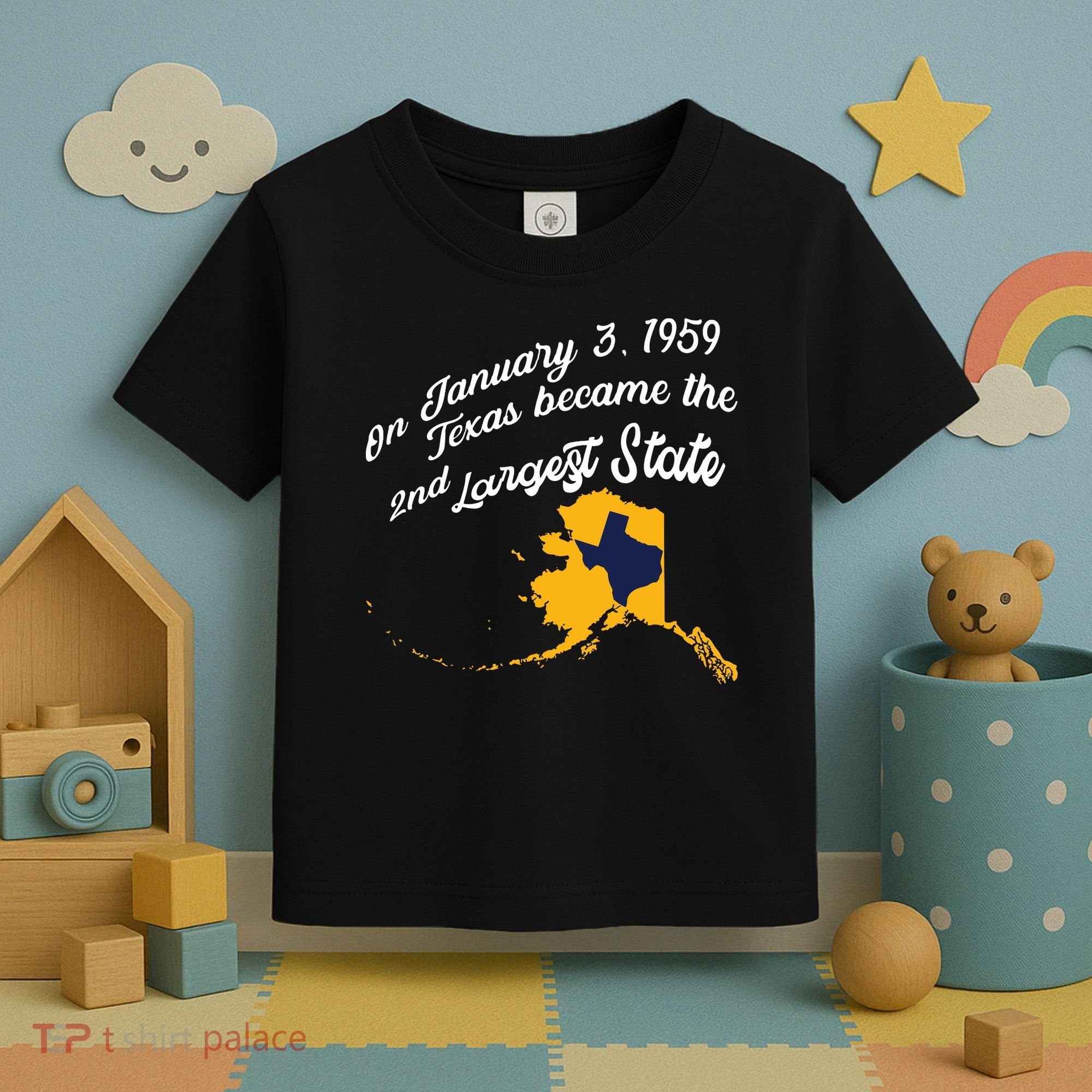 Alaska Texas Shirts Funny Alaska Vs Texas Toddler T-Shirt