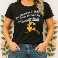 Alaska Texas Shirts Funny Alaska Vs Texas Women's T-Shirt thumb 2