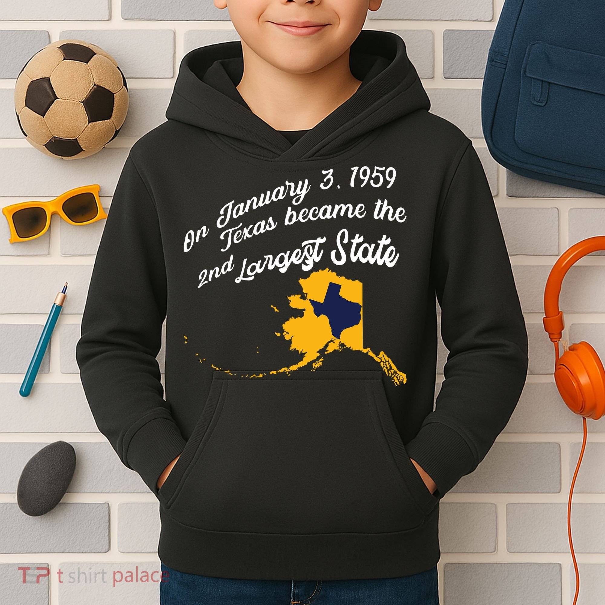 Alaska Texas Shirts Funny Alaska Vs Texas Kids Hoodie