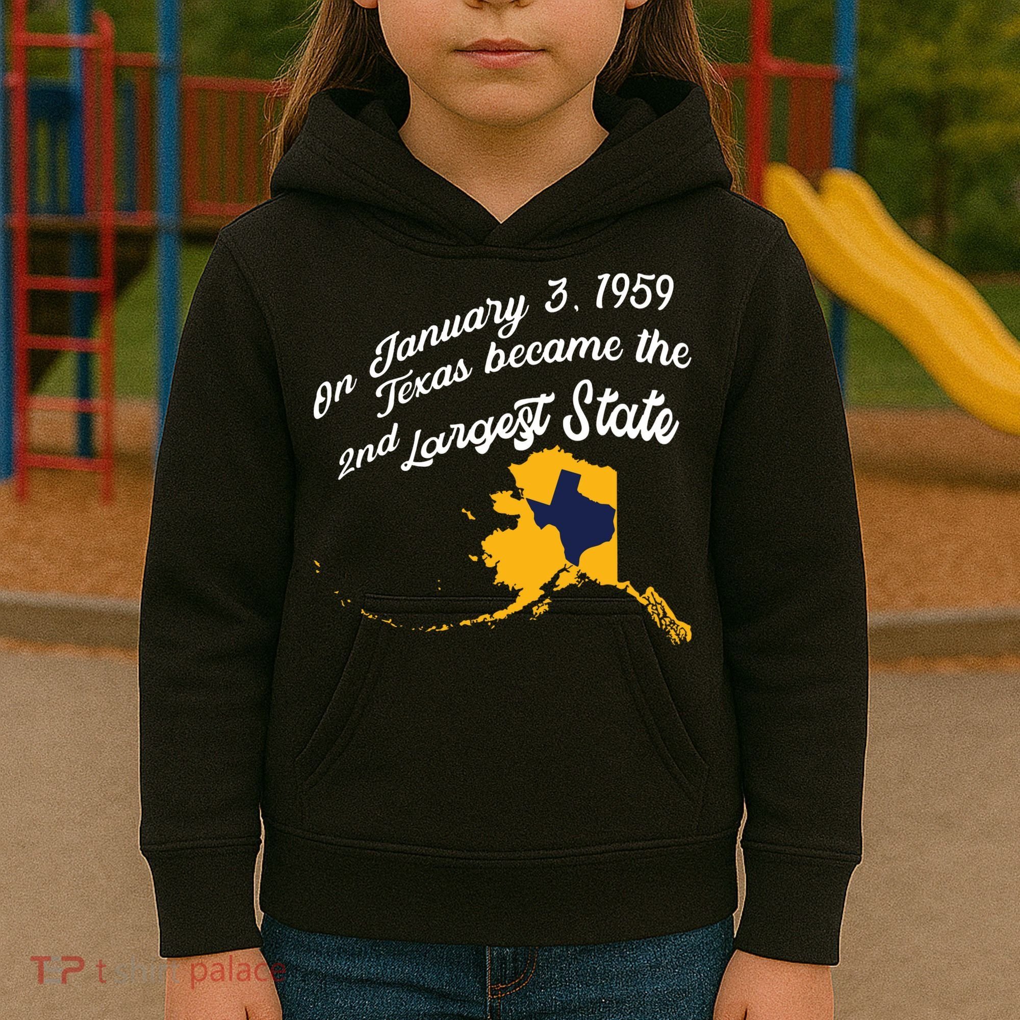 Alaska Texas Shirts Funny Alaska Vs Texas Kids Hoodie