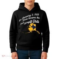 Alaska Texas Shirts Funny Alaska Vs Texas Kids Hoodie thumb 4