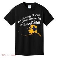 Alaska Texas Shirts Funny Alaska Vs Texas Kids T-Shirt thumb 0
