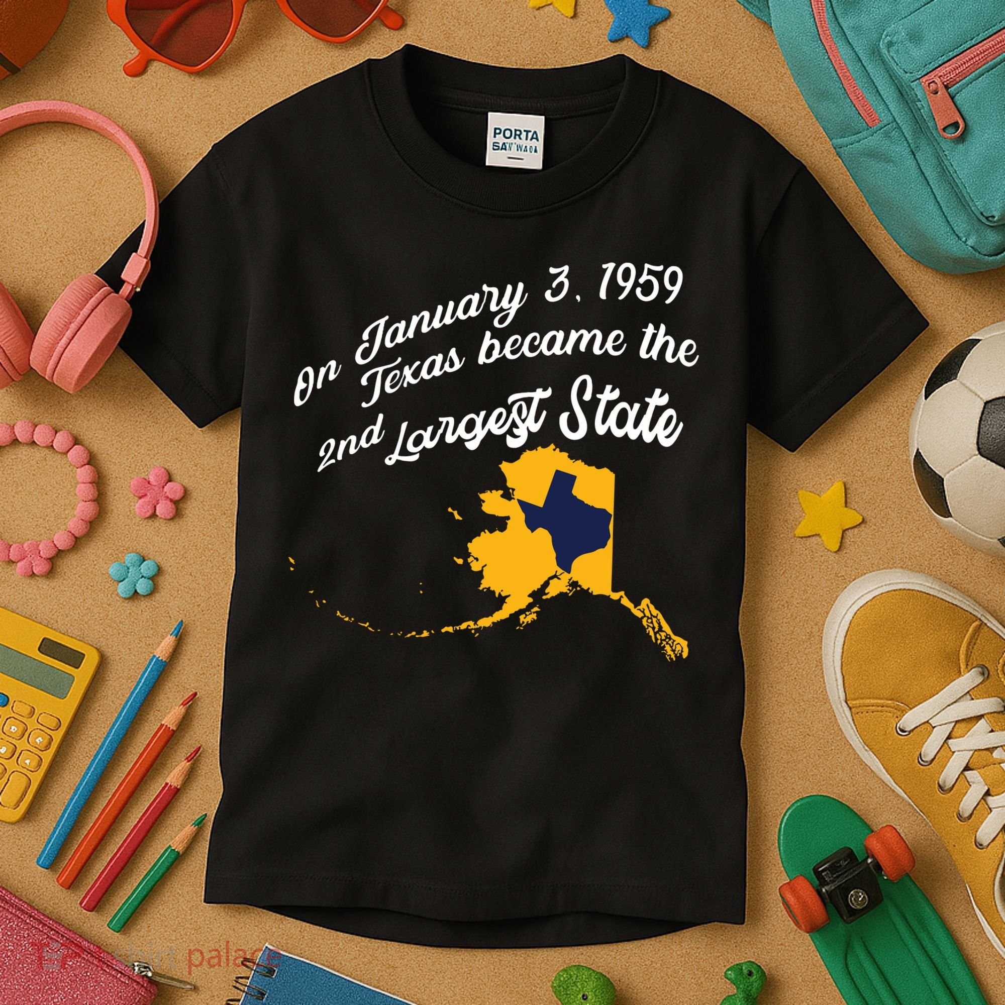 Alaska Texas Shirts Funny Alaska Vs Texas Kids T-Shirt