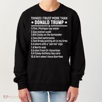 Anti Trump Sarcastic Political Humor Resistance Statement Women's Sweatshirt thumb 0