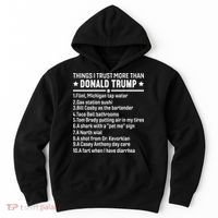 Anti Trump Sarcastic Political Humor Resistance Statement Hoodie thumb 0