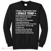 Anti Trump Sarcastic Political Humor Resistance Statement Sweatshirt thumb 0