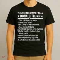 Anti Trump Sarcastic Political Humor Resistance Statement T-Shirt thumb 3