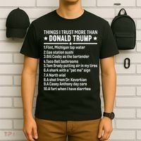 Anti Trump Sarcastic Political Humor Resistance Statement T-Shirt thumb 6