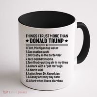 Anti Trump Sarcastic Political Humor Resistance Statement Coffee Mug thumb 1