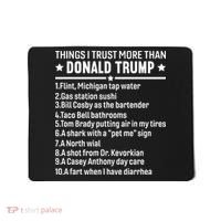 Anti Trump Sarcastic Political Humor Resistance Statement Mousepad thumb 0