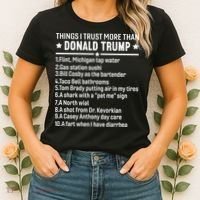 Anti Trump Sarcastic Political Humor Resistance Statement Women's T-Shirt thumb 2