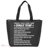 Anti Trump Sarcastic Political Humor Resistance Statement Tote Bag thumb 0
