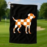 Awesome Tennessee Smokey Hound Dog Golf Towel thumb 1
