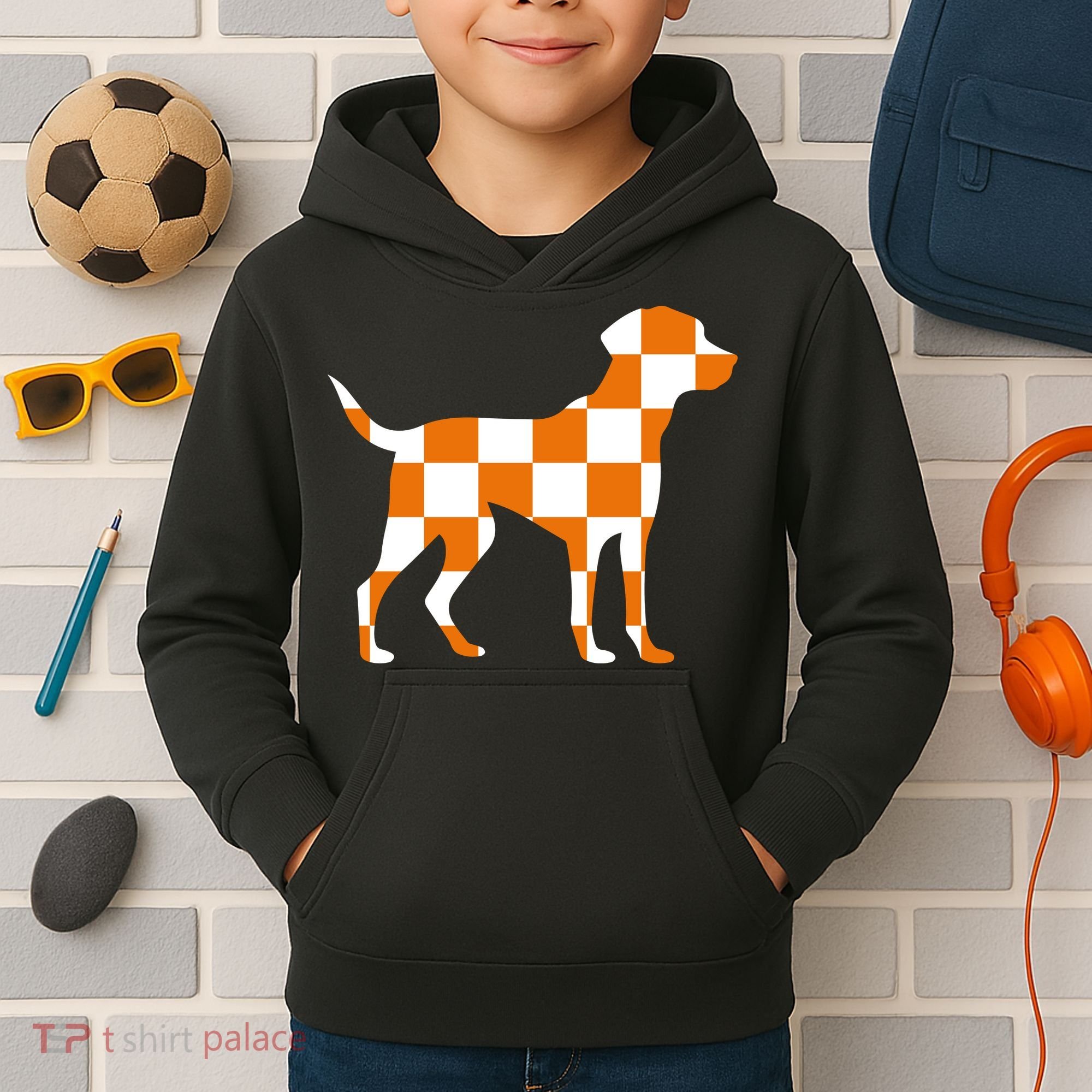 Awesome Tennessee Smokey Hound Dog Kids Hoodie