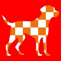 Awesome Tennessee Smokey Hound Dog Santa Hat thumb 1