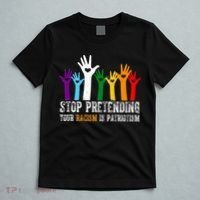 Anti Trump Stop Pretending Your Racism Is Patriotism T-Shirt thumb 5