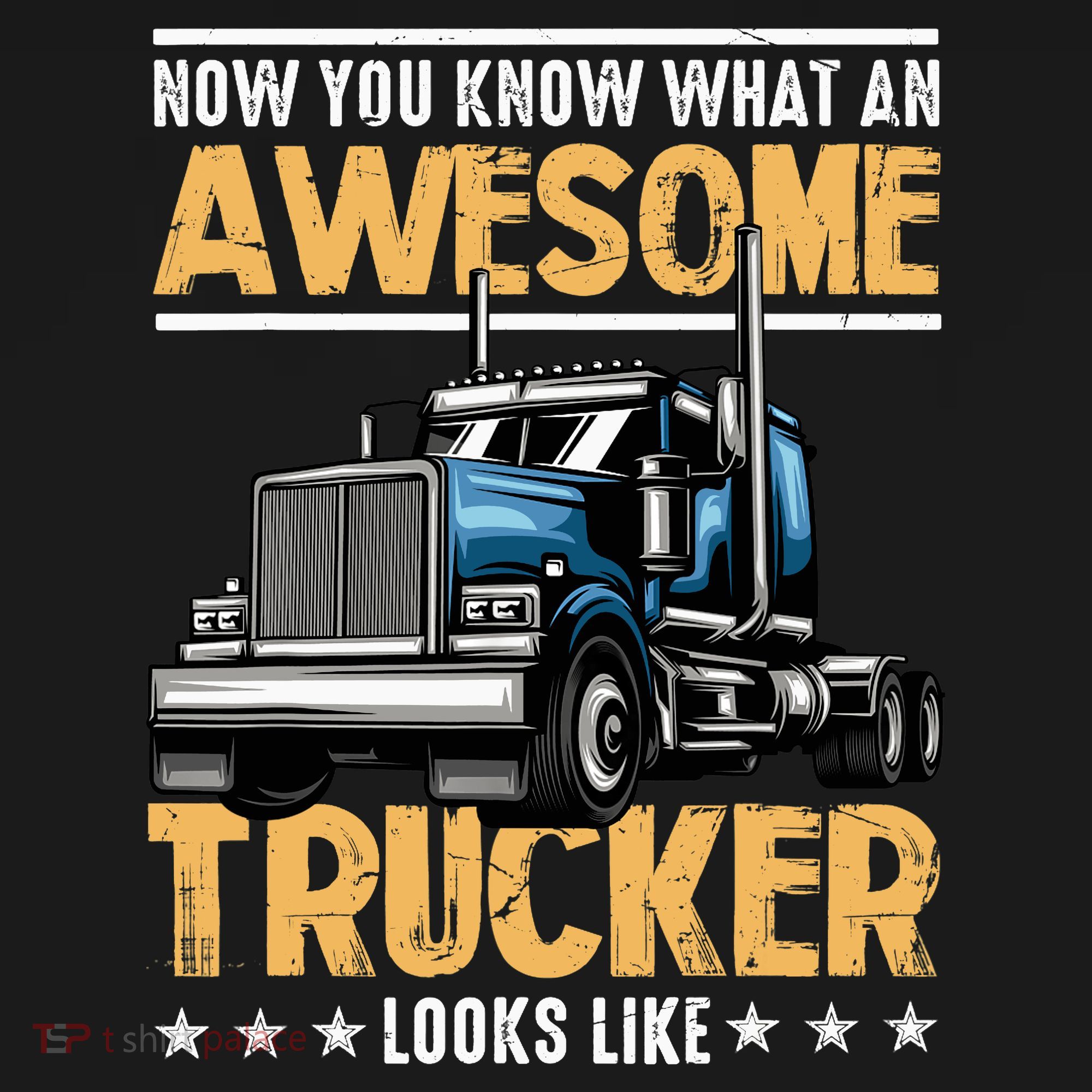 Awesome Trucker Semi Truck Driver 18 Wheeler Mechanic Funny Backpack