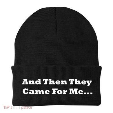 And Then They Came For Me Beanie
