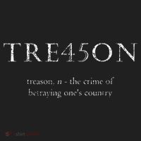 Antitrump Treason Tre45on Distressed Impeach Golf Towel thumb 3