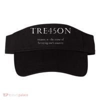Antitrump Treason Tre45on Distressed Impeach Visor thumb 0