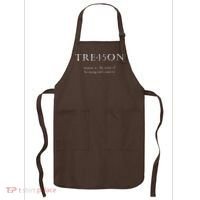 Antitrump Treason Tre45on Distressed Impeach Apron thumb 0