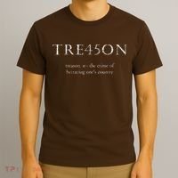 Antitrump Treason Tre45on Distressed Impeach T-Shirt thumb 3