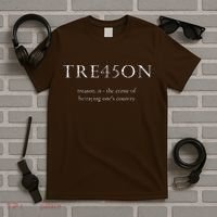 Antitrump Treason Tre45on Distressed Impeach T-Shirt thumb 5