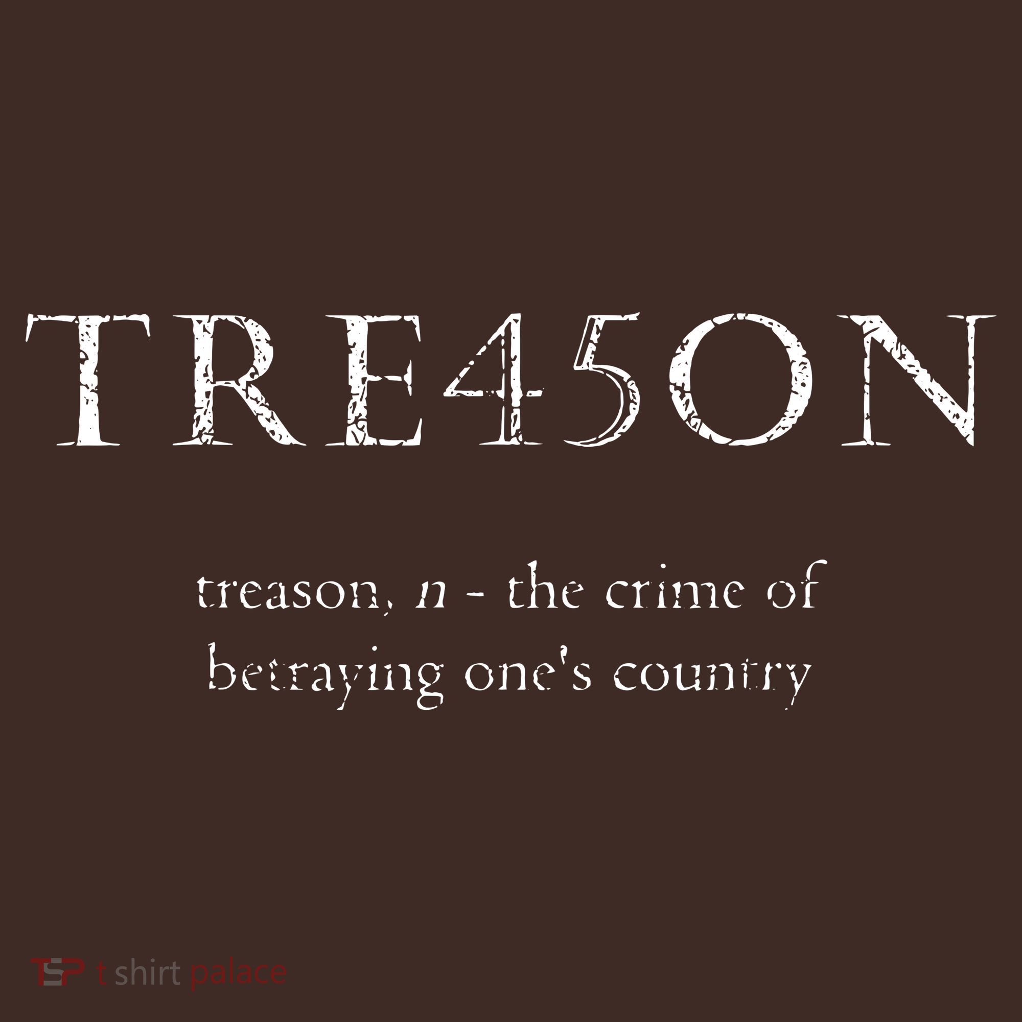 Antitrump Treason Tre45on Distressed Impeach Coaster
