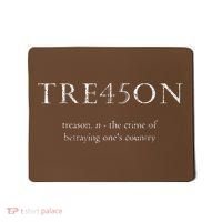 Antitrump Treason Tre45on Distressed Impeach Mousepad thumb 0