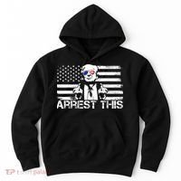 Arrest This Trump Fingers Pro Trump 2024 Trump Arrest This Hoodie thumb 0