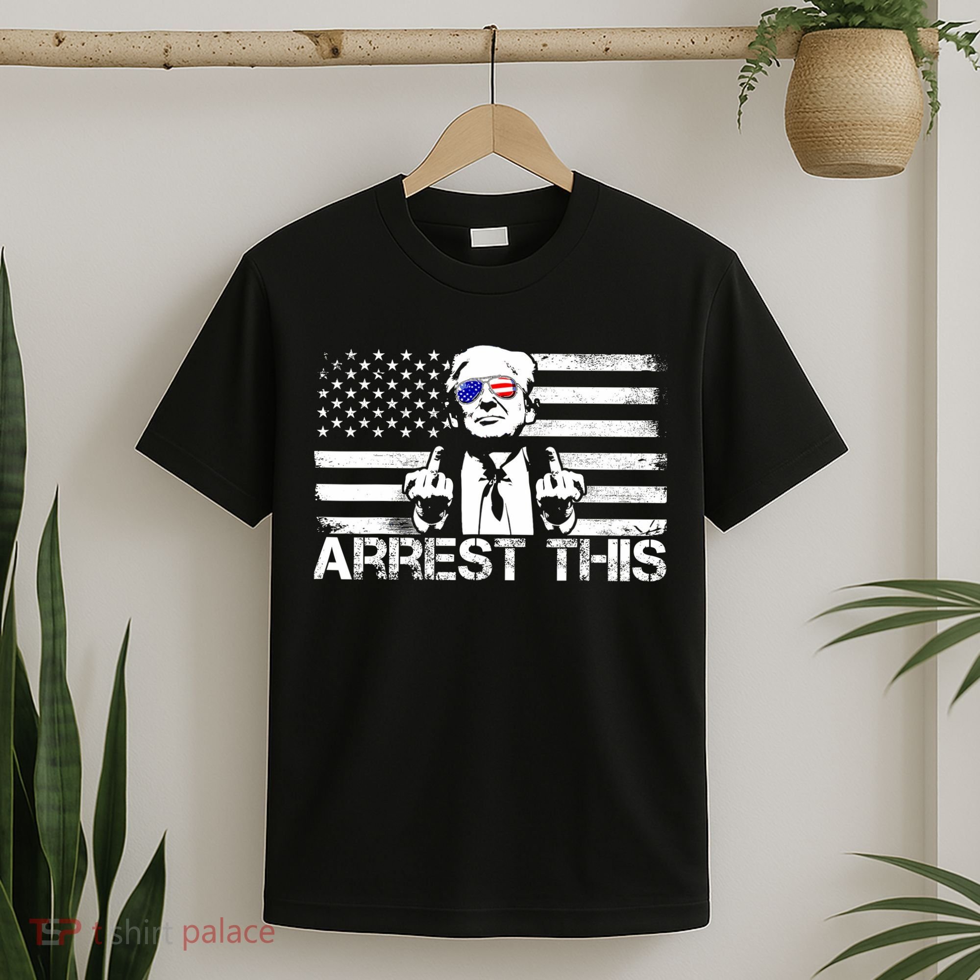 Arrest This Trump Fingers Pro Trump 2024 Trump Arrest This T-Shirt