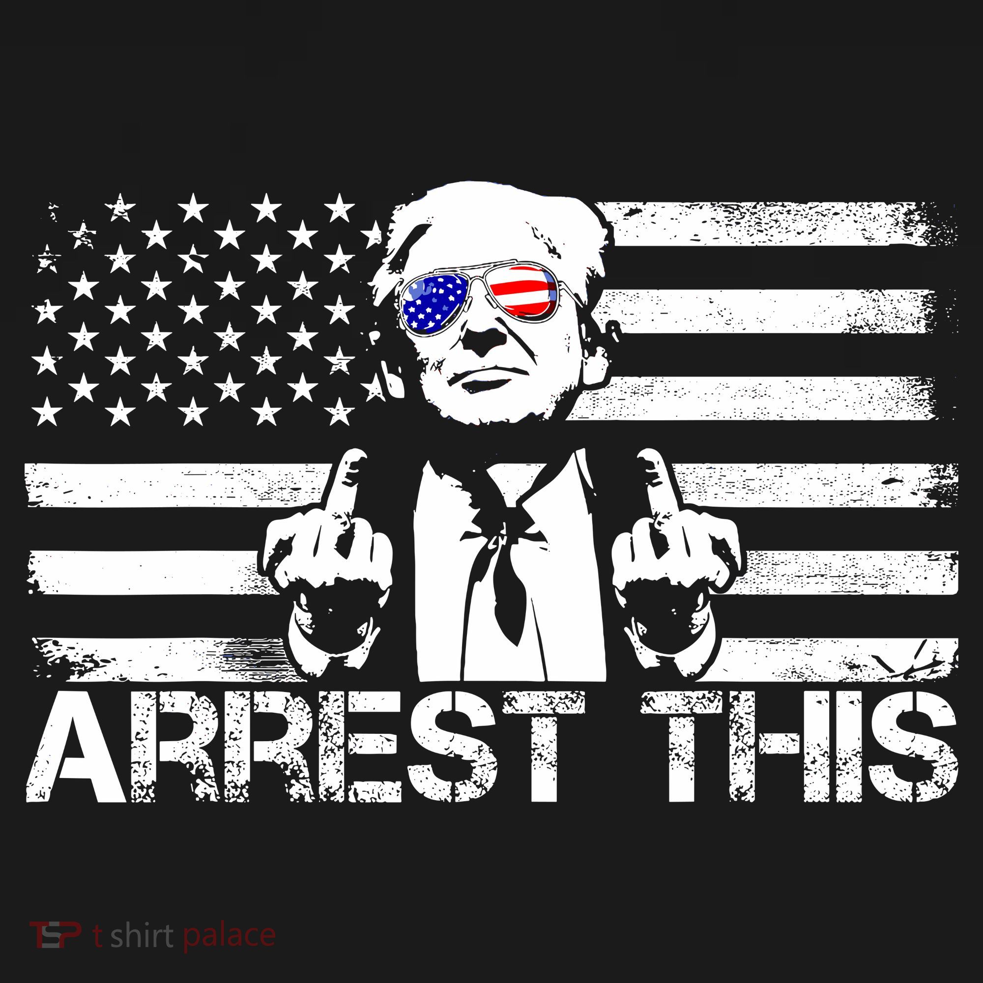 Arrest This Trump Fingers Pro Trump 2024 Trump Arrest This Women's Tank Top