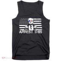 Arrest This Trump Fingers Pro Trump 2024 Trump Arrest This Tank Top thumb 0