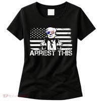 Arrest This Trump Fingers Pro Trump 2024 Trump Arrest This Women's T-Shirt thumb 0