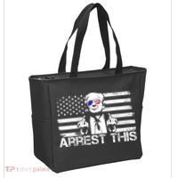 Arrest This Trump Fingers Pro Trump 2024 Trump Arrest This Tote Bag thumb 2