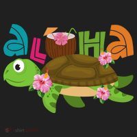 Aloha Tropical Turtle Vacation Women's Sweatshirt thumb 2