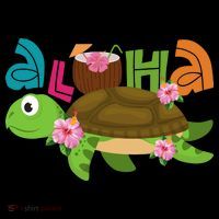 Aloha Tropical Turtle Vacation Backpack thumb 2
