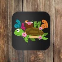 Aloha Tropical Turtle Vacation Coaster thumb 0