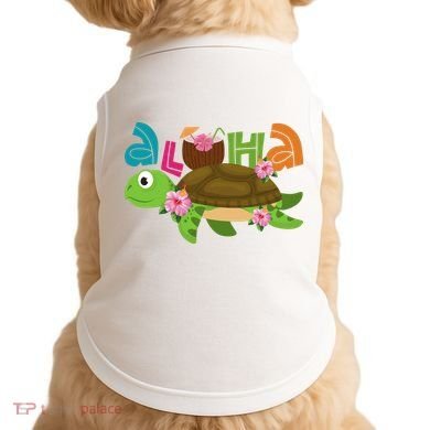 Aloha Tropical Turtle Vacation Doggie Tank