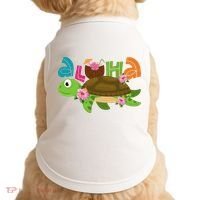 Aloha Tropical Turtle Vacation Doggie Tank thumb 0