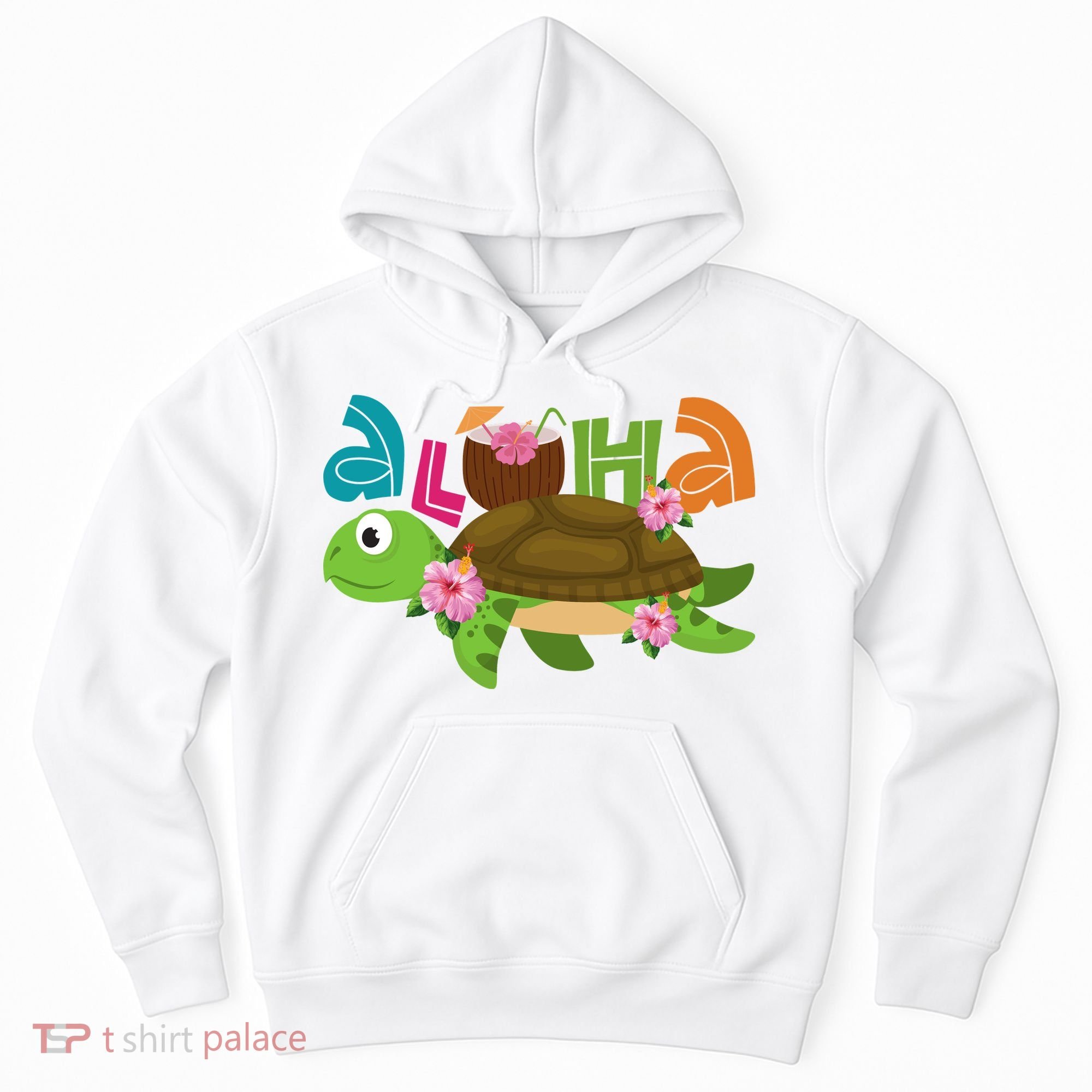 Aloha Tropical Turtle Vacation Hoodie
