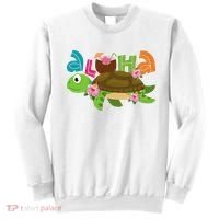 Aloha Tropical Turtle Vacation Sweatshirt thumb 0