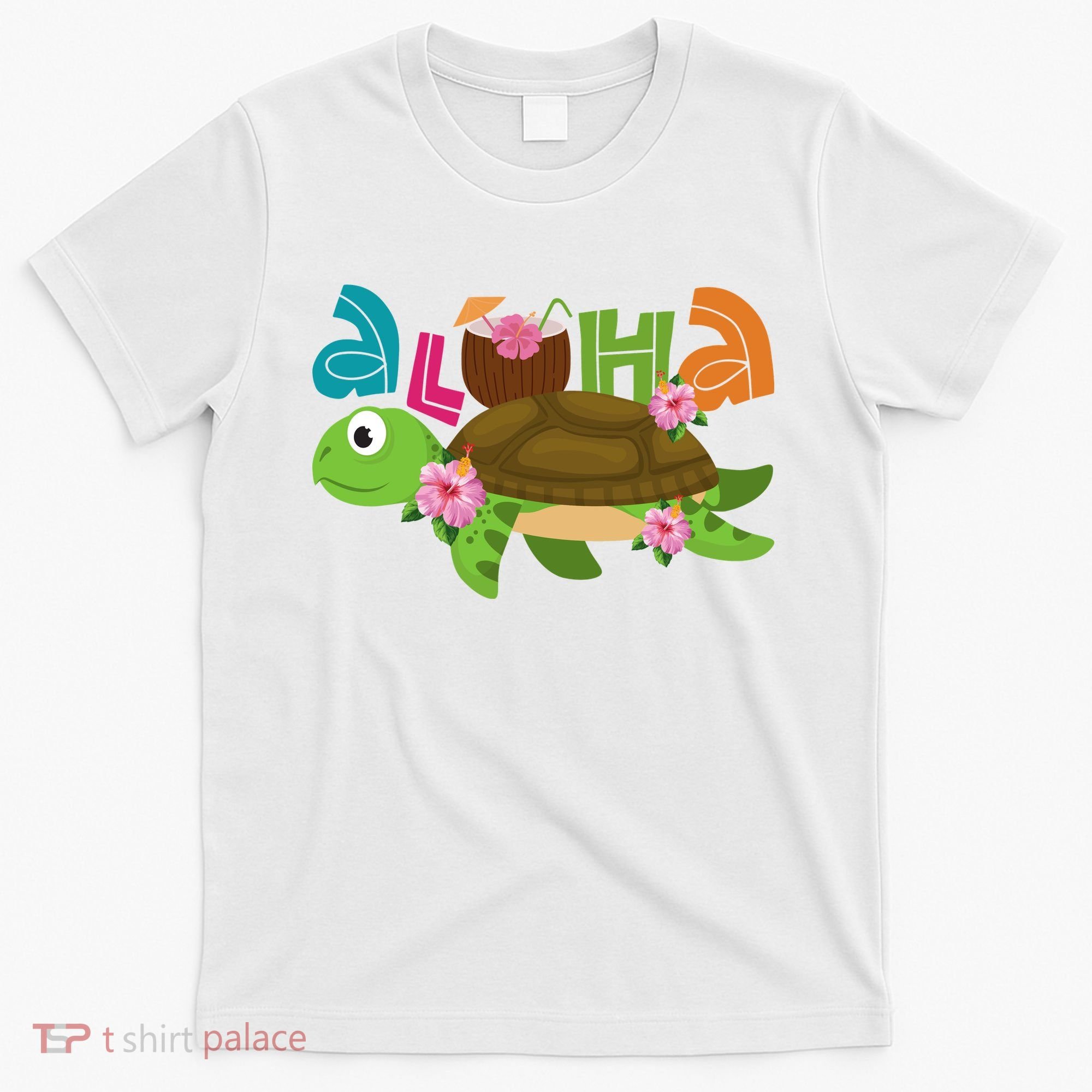 Aloha Tropical Turtle Vacation T-Shirt