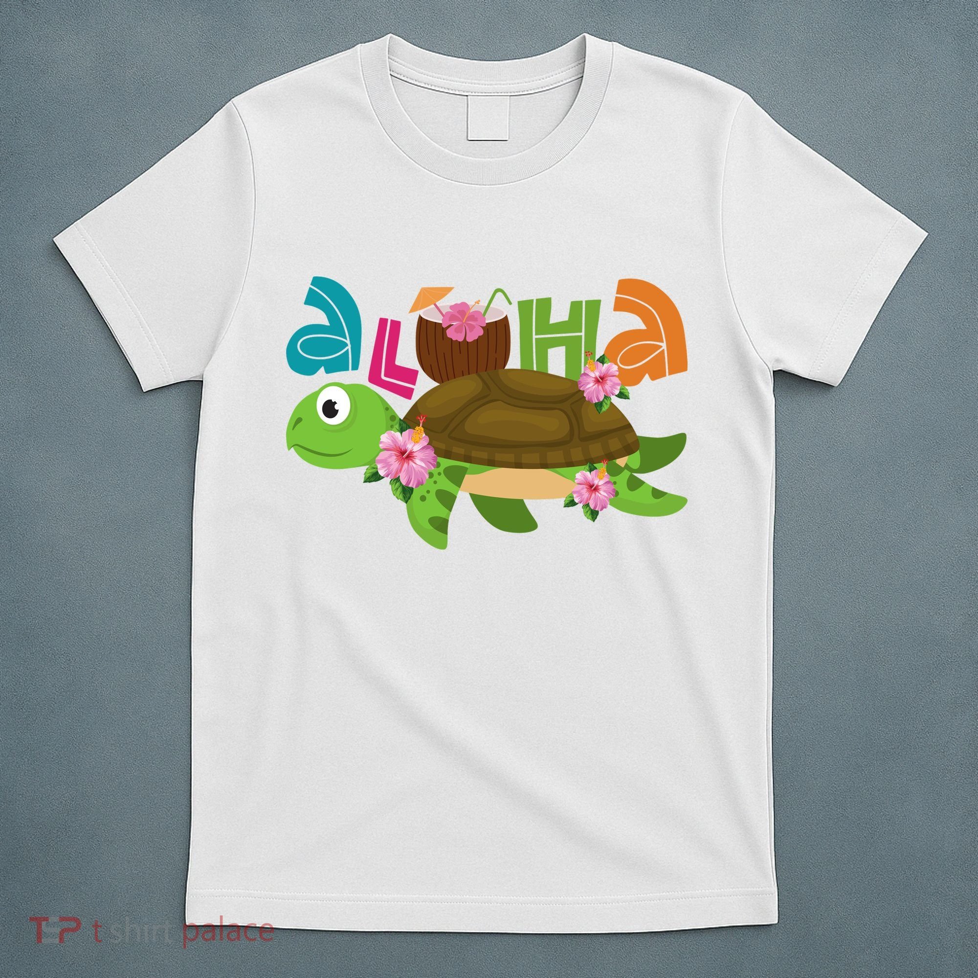 Aloha Tropical Turtle Vacation T-Shirt