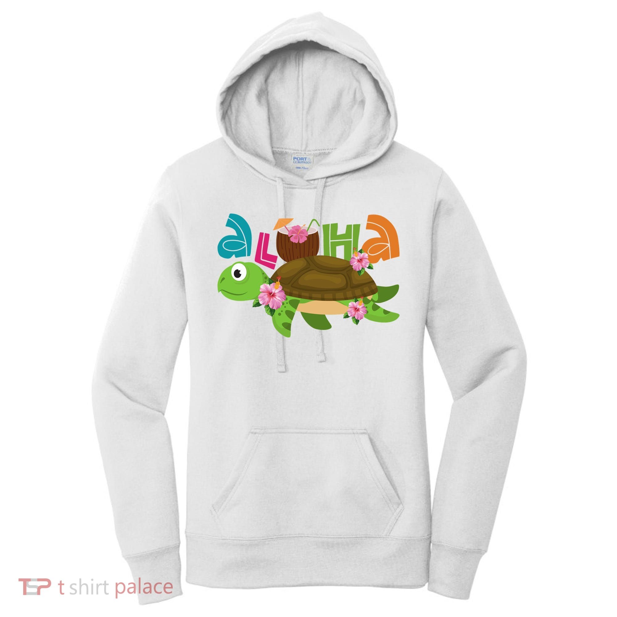 Aloha Tropical Turtle Vacation Women's Hoodie