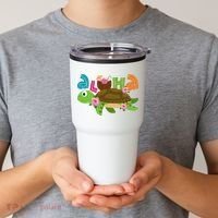 Aloha Tropical Turtle Vacation Tumbler thumb 2