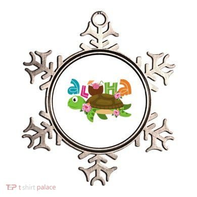 Aloha Tropical Turtle Vacation Ornament